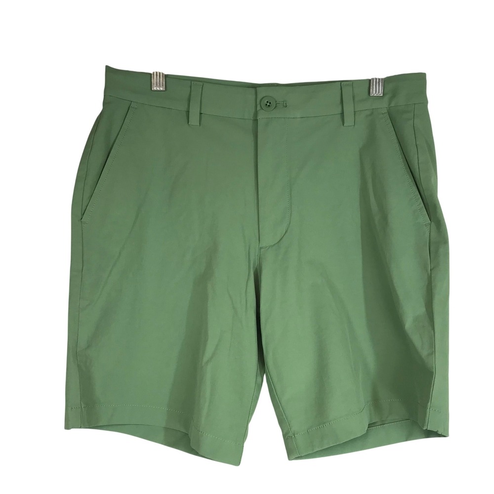 Vineyard Vines Olive Green Flat-Front Men's Shorts